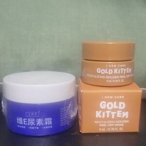 I DEW CARE Gold Kitten Peel-Off Mask & UREA cream